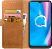 Rosso Element Oppo A52 / A72 Hoesje Book Cover Wallet Case Lichtbruin