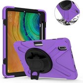 Huawei MatePad Pro 10.8 Cover - Hand Strap Armor Case - Paars