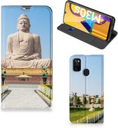 Bookcase Geschikt voor Samsung Galaxy M30s | Geschikt voor Samsung M21 Smartphone Hoesje Boeddha