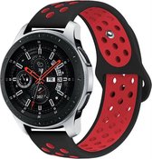 Samsung Galaxy Watch sport band - zwart/rood - 45mm / 46mm