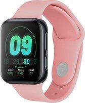 iMoshion Siliconen Smartwatch Bandje voor de Oppo Watch 41 mm - Roze
