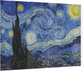 De sterrennacht, Vincent van Gogh - Foto op Plexiglas - 60 x 40 cm