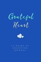 Grateful Heart 52 Weeks Of Gratitude Journal: Daily Notebook For Women To Write Things They Are Grateful For With Prompts and Inspirational Quotes (Bl