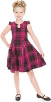 Purple Tartan Kids Dress . Feestjurk Meisje - Meisjes Jurken - Baby Jurk - Baby Kleding Meisjes