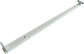 LED TL Armatuur T8 - Aigi Dybolo - 120cm Dubbel - IP20 - Mat Wit - Staal - BSE