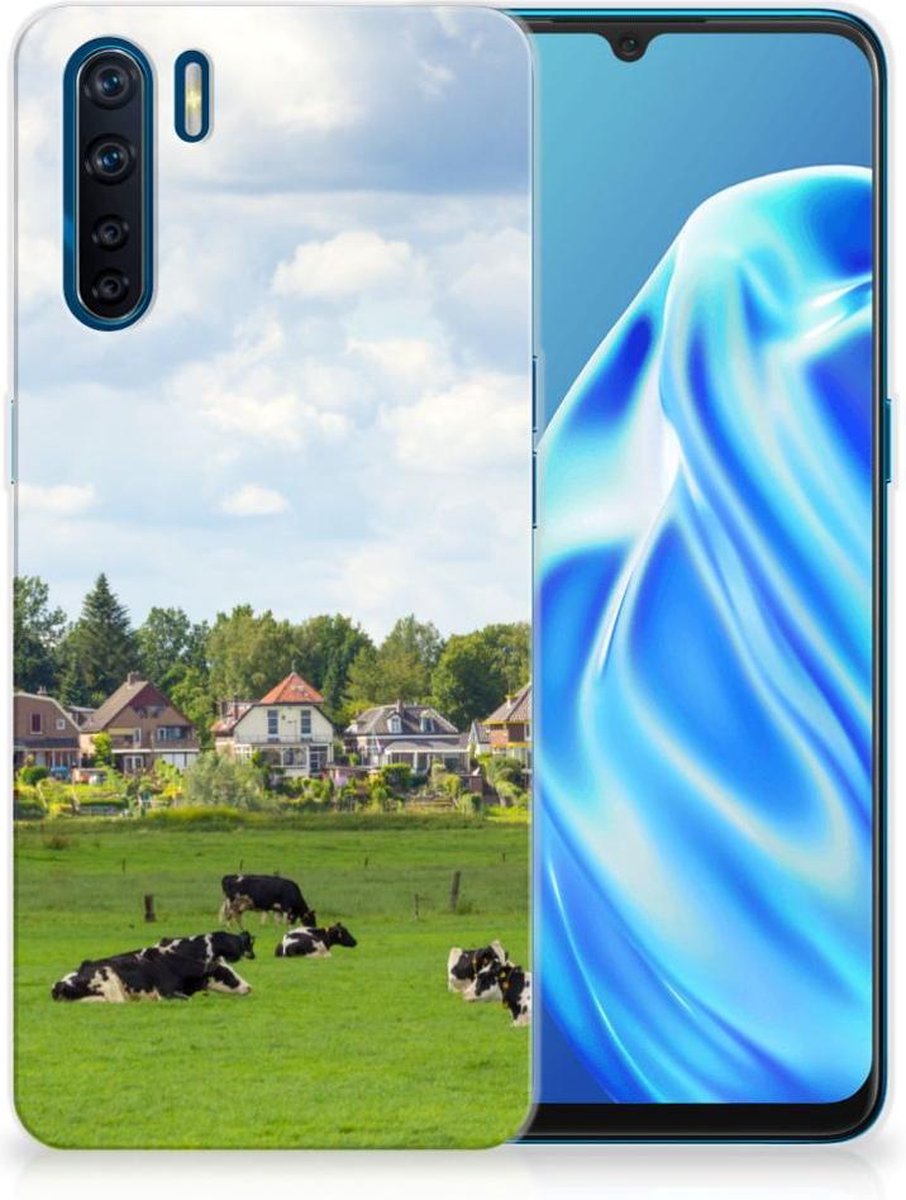 OPPO A91 TPU Hoesje Koeien
