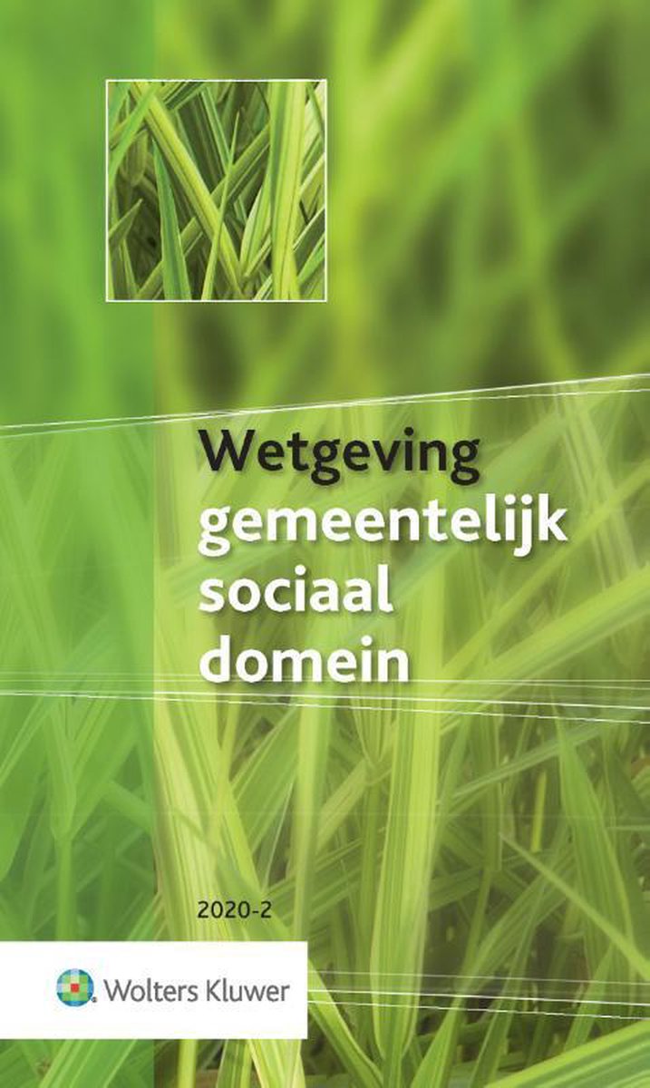 Wetgeving gemeentelijk sociaal domein 2020-2 - Kees-Willem Bruggeman