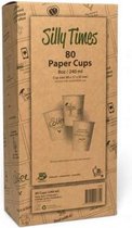 CONPAX Silly Times Fairtrade Tasses à café dans boîte de présentation, carton, 240 ml, marron (boîte 6 x 80 pièces)