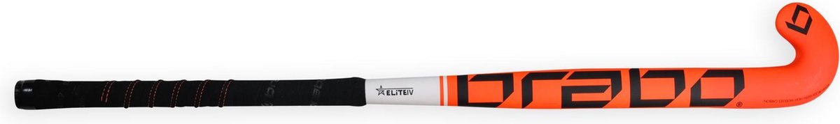 Brabo Elite 4 Jr. Unisex Hockeystick - Orange - 35 Inch
