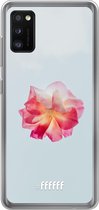 Samsung Galaxy A41 Hoesje Transparant TPU Case - Rouge Floweret #ffffff