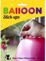 Ballon stick-ups 20 stuks - .