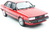 Otto Mobile Audi 80 Quattro B2 1983 Rood 1:18