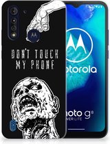 Back Case TPU Siliconen Hoesje Motorola Moto G8 Power Lite Smartphone hoesje Super als Cadeautjes voor Hem Zombie