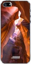 iPhone SE (2016) Hoesje Transparant TPU Case - Sunray Canyon #ffffff