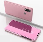 Mirror View Case - Huawei P Smart (2020) Hoesje - Rose Gold