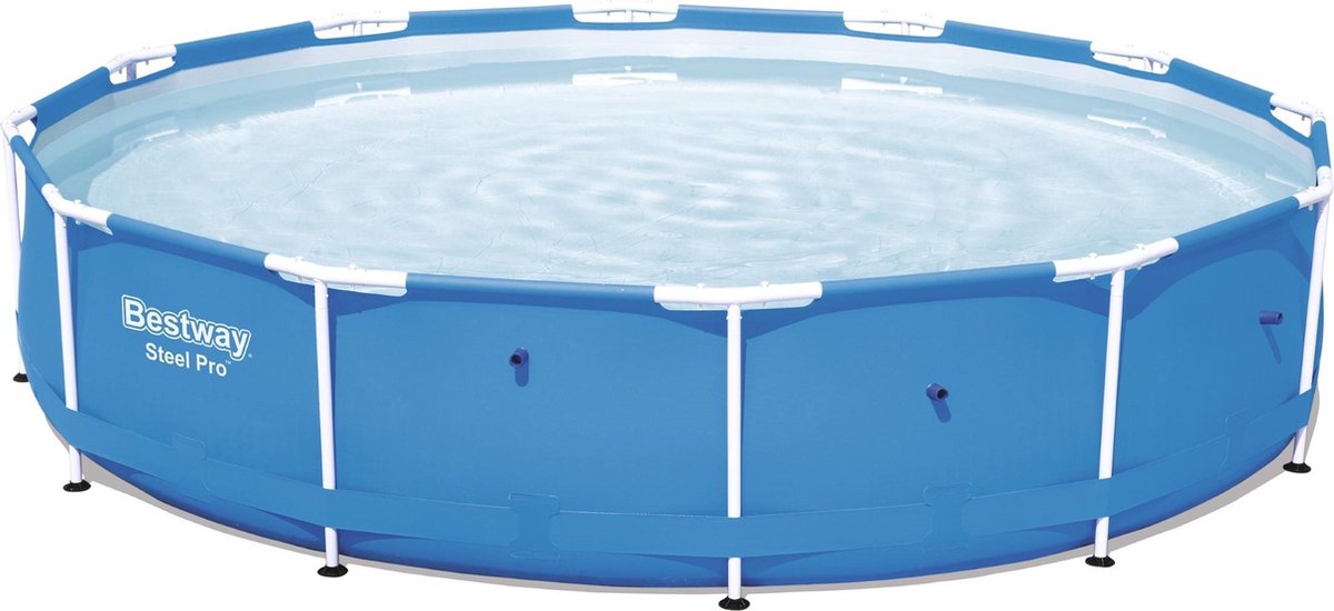 Bestway Zwembad  Steel Pro 56706 -  Ø 366 x 76 cm - met Leegloopventiel - 3-Laags Liner