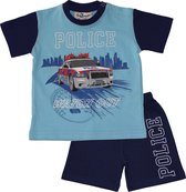 Fun2Wear - Shortama Police - Blauw - Maat 128 -