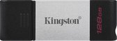 Kingston Datatraveler 80 - Dt80 / 128 Gb Usb-c Flash Drive 3.2 Gen 1