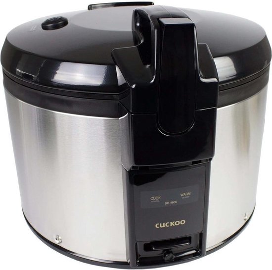 Cuckoo SR-4600 rijstkoker Zwart, Roestvrijstaal 4,6 l