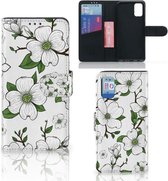 Book Case Geschikt voor Samsung Galaxy A41 Hoesje Dogwood Flowers
