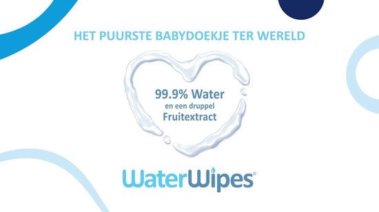 WaterWipes Lingettes Humides Bio, 540 pièces