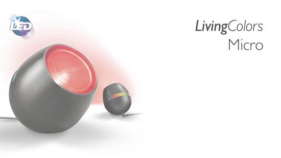 Philips LivingColors Micro - Tafellamp - Wit | bol.com