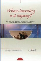 Whose Learning Is It Anyway?