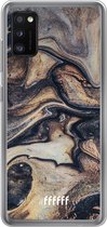 Samsung Galaxy A41 Hoesje Transparant TPU Case - Wood Marble #ffffff