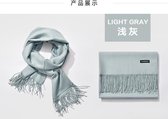 Kasjmier sjaal - Licht grijs