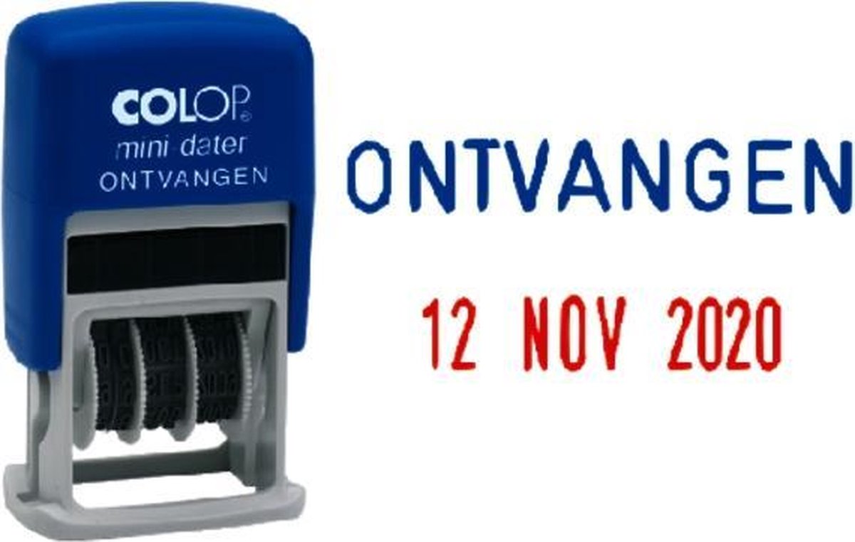 Woord-datumstempel Colop S160O ontvangen
