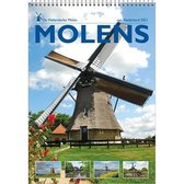 Comello Kalender Molen 34 Cm Papier Groen/blauw