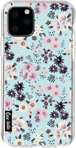 Casetastic Apple iPhone 11 Pro Hoesje - Softcover Hoesje met Design - Flowers Pastel Print