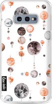Casetastic Samsung Galaxy S10e Hoesje - Softcover Hoesje met Design - Moon Phases Print