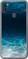 Samsung Galaxy A11 Hoesje Transparant TPU Case - Lets go Diving #ffffff