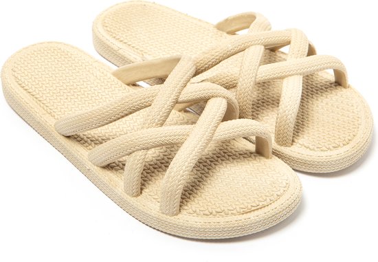 Brasileras Slippers dames- Beige- 38