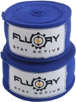 Fluory Boksbandages Hand Wraps Blauw 300 cm