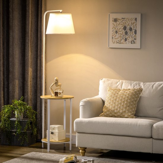 Moderne staande lamp met smoke glas, 3-lichts - Campbell