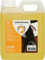 Excellent Leather dressing naturel - 1 Liter - Leder & Zadelolie met lanoline - Conserveert het leder perfect - Geschikt voor ruitermaterialen