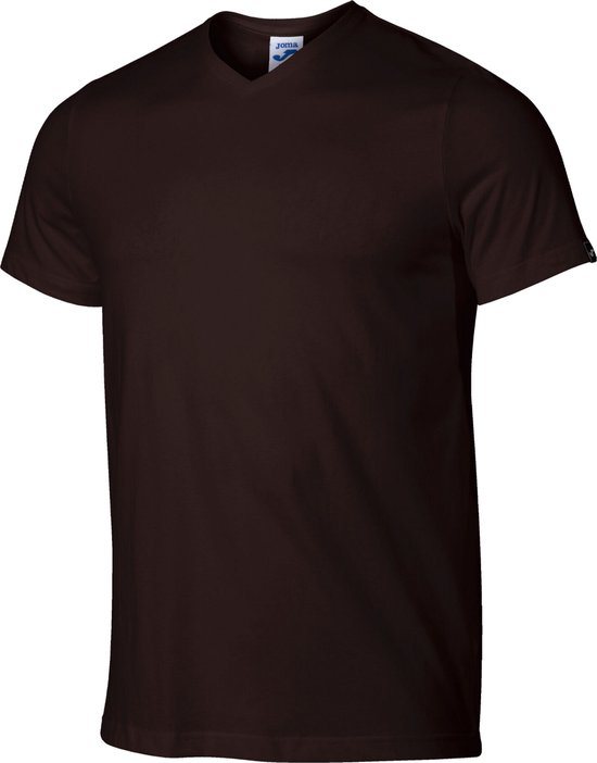 Joma Versalles Short Sleeve Tee 101740-641, Mannen, Bruin, T-shirt, maat: S
