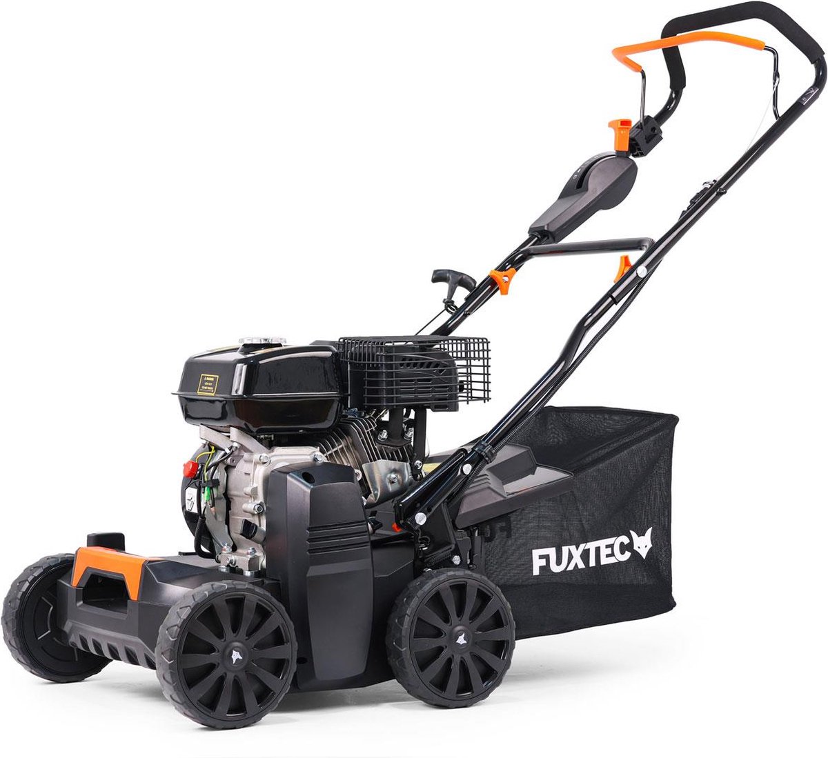 FUXTEC 3-in-1 Benzine Verticuteermachine FX-BV240 – 4-Takt Motor 4,1 kW – 18 Messen & 24 Geveerde Tanden – 45L Opvangbak – Front Handgreep thumbnail 6
