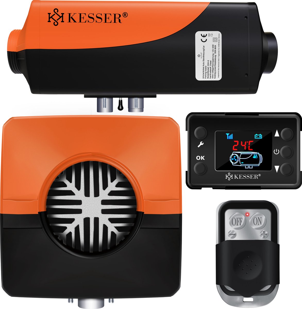 Webasto 12V, 24V 2KW, 5KW Krachtige diesel standkachel voor campers