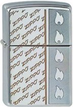 Aansteker Zippo Logo and Flame Design