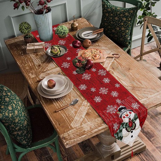 Chemin De Table De Noël - Nappe De Noël Rectangulaire