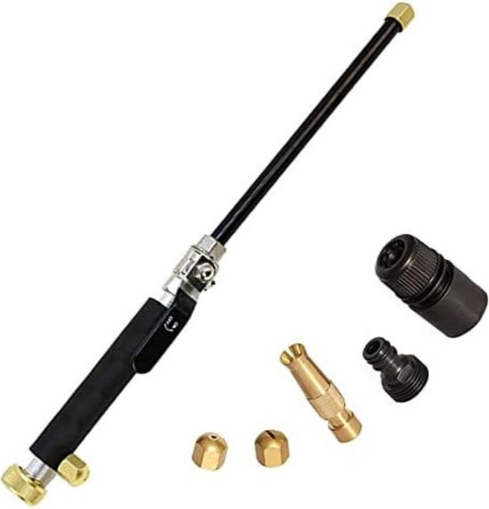 Stanley Ontstopper voor hogedrukreinigers (16 m),Zwart