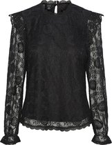 PIECES PCOLLINE LS LACE TOP NOOS Dames Top - Maat XL