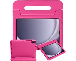 Hoesje - Geschikt voor Samsung Galaxy Tab A11 / A9 - Kinderhoes Shockproof Bumper - Kidsproof Case - Tablethoes - Kinder Hoes Cover - Roze