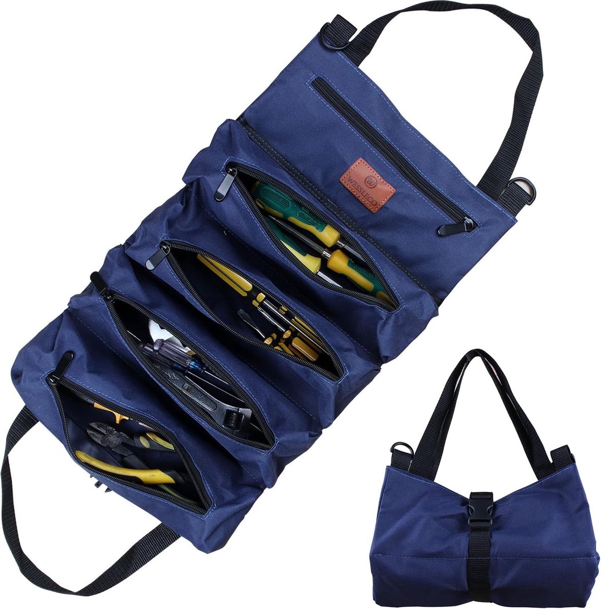 Poche à outils, sac à outils, pochette à outils, sac de taille d'outil  d'électricien, support d'organisateur d'outil avec plusieurs poches  pochette de