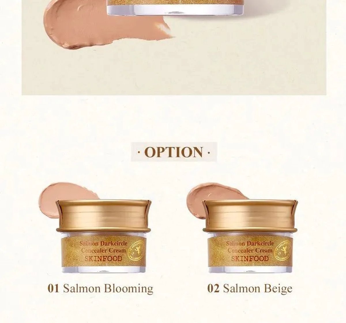 SKINFOOD Darkcircle Concealer Cream Salmon Beige (2)