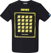 Fortnite T-shirt met korte mouw - zwart - Maat XL