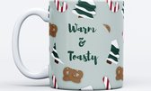 Kerstmok | Fotofabriek Kerstmok 330ml | Kerstbeker | Winter mok | Christmas mug | Hot chocolate | Warm & Toasty